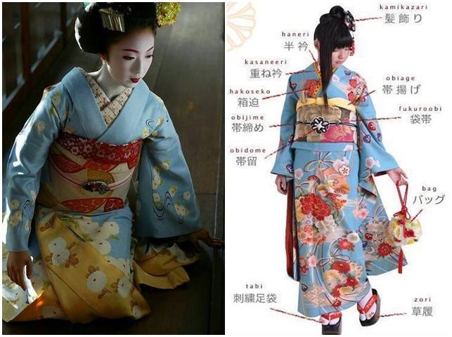 kimonos japoneses femininos