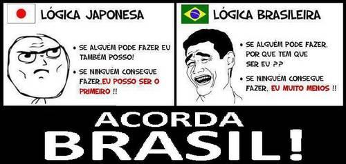 Lógica japonesa x lógica brasileira