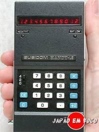 Invenções japonesas - Calculadora portátil eletrônica Busicom LE-120A